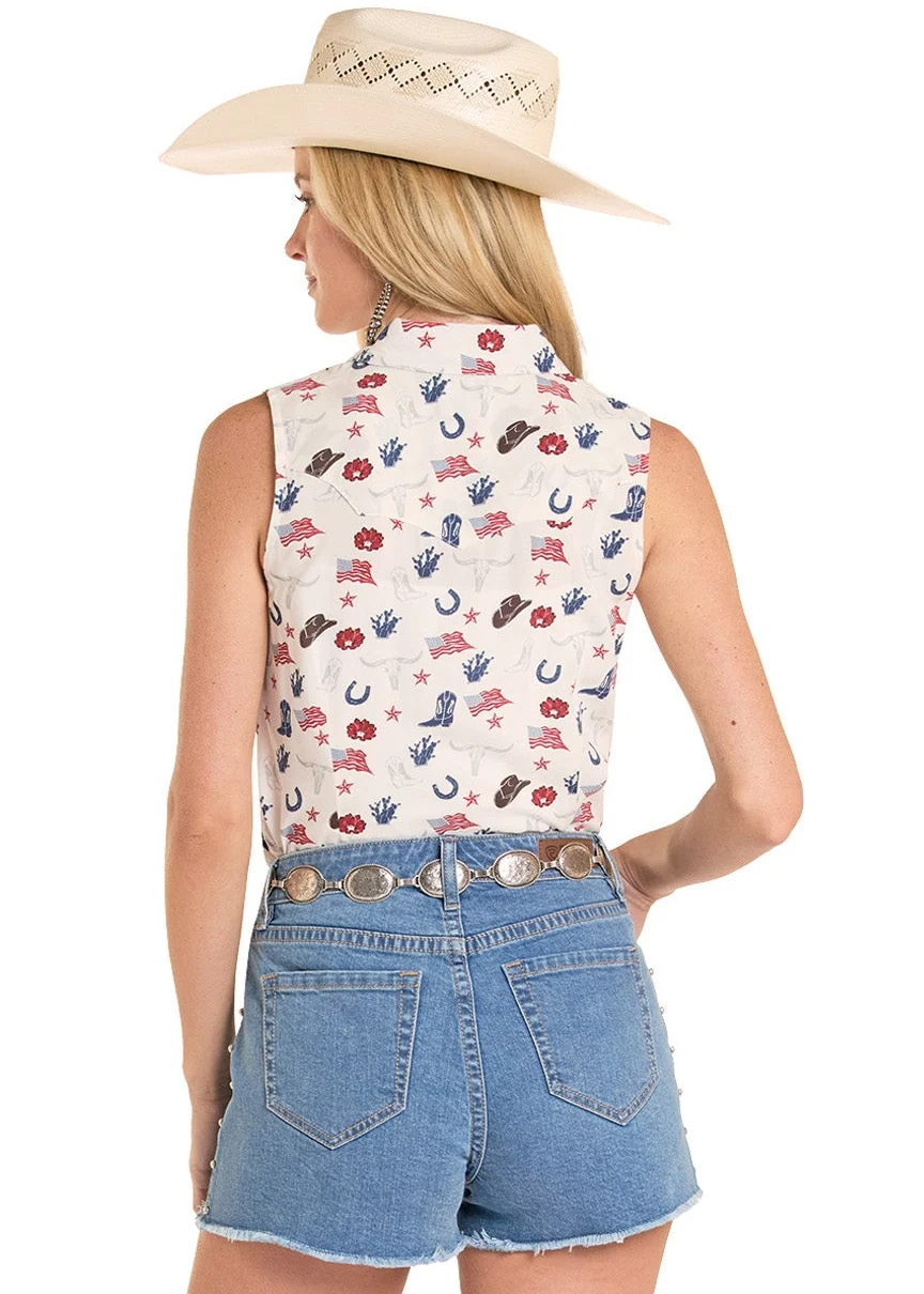 American Boots Sleeveless Top - Image 2