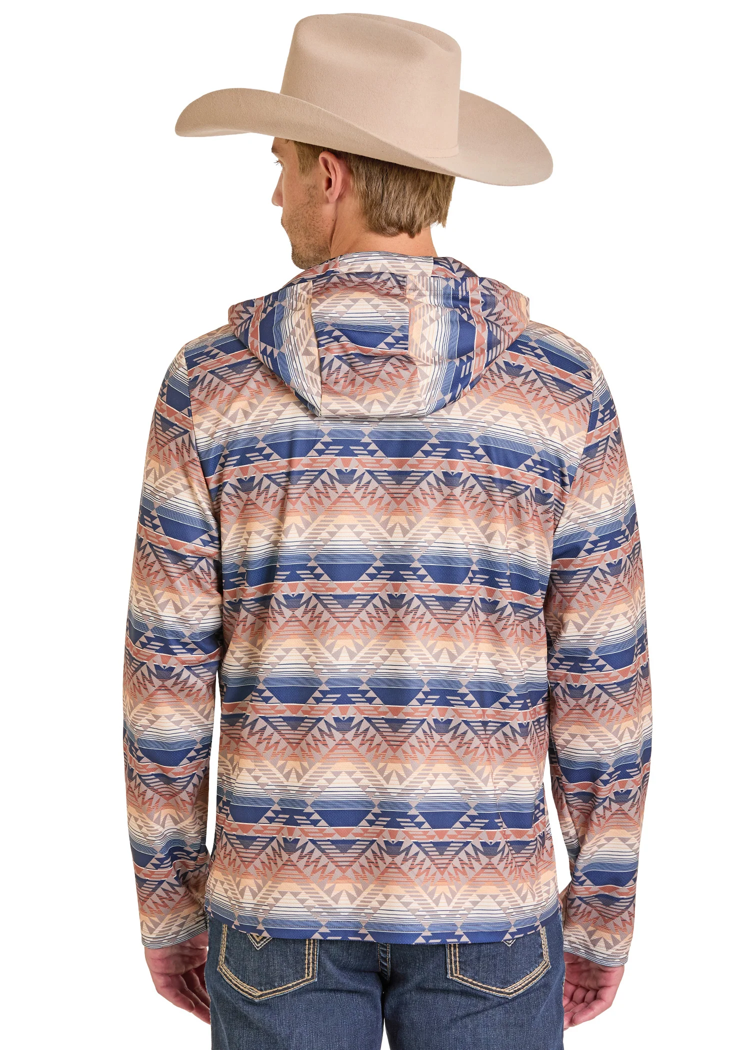 Aztec Stripe Performance Hoodie - Image 3