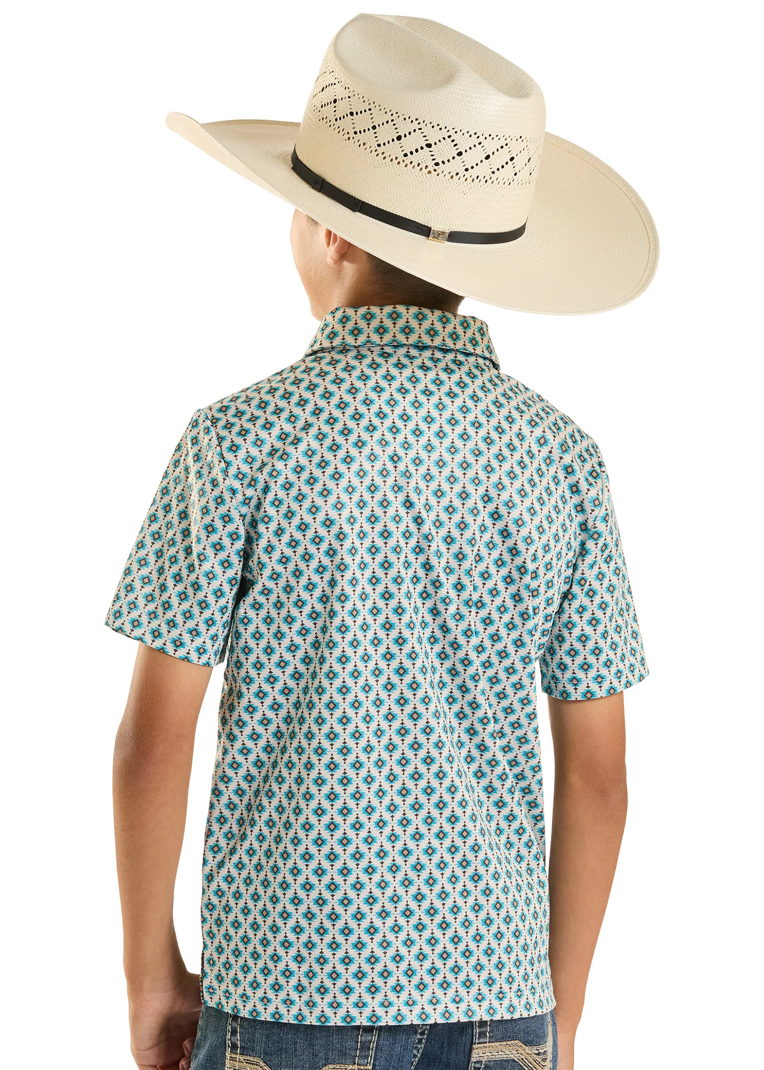 Boys' Aztec Mini Stars Polo - Image 3