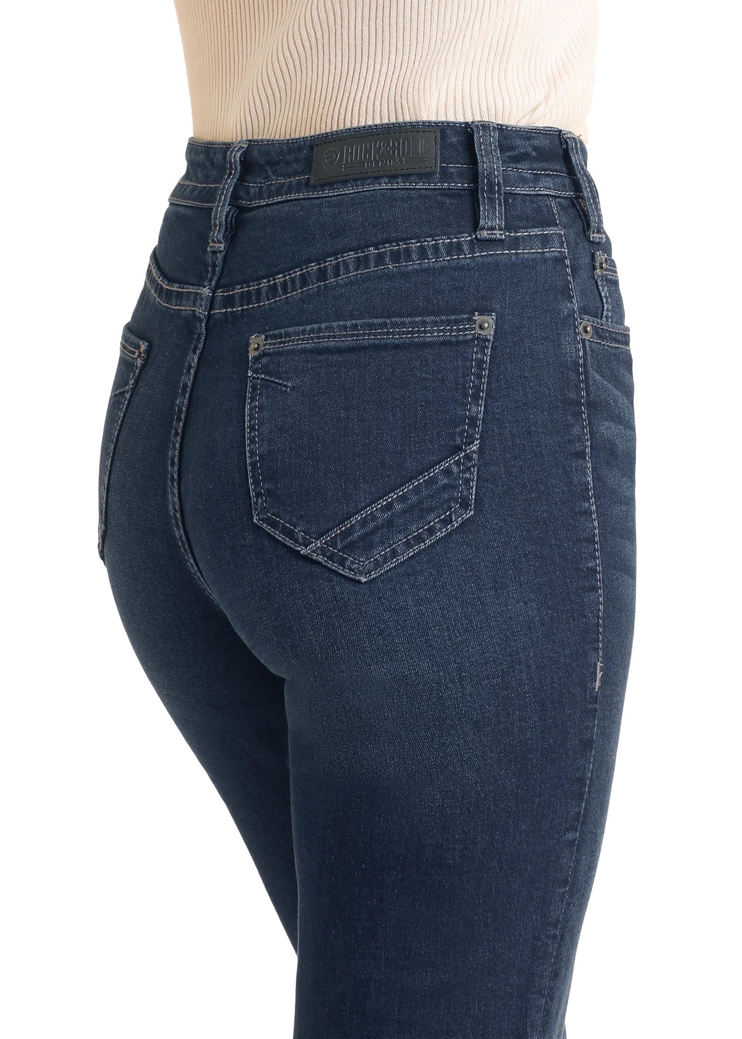 Button Fly High Rise Trousers - Image 4