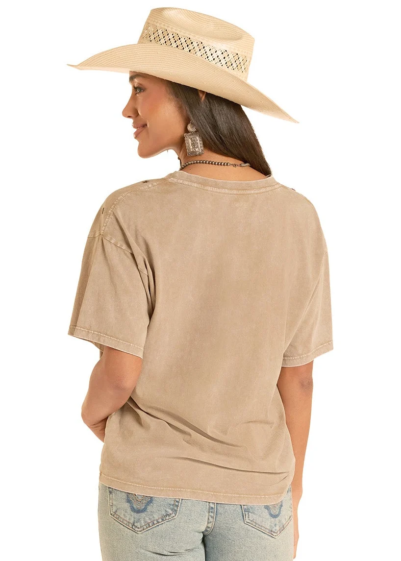 Cowboys & Whiskey Oversized Tee - Image 2