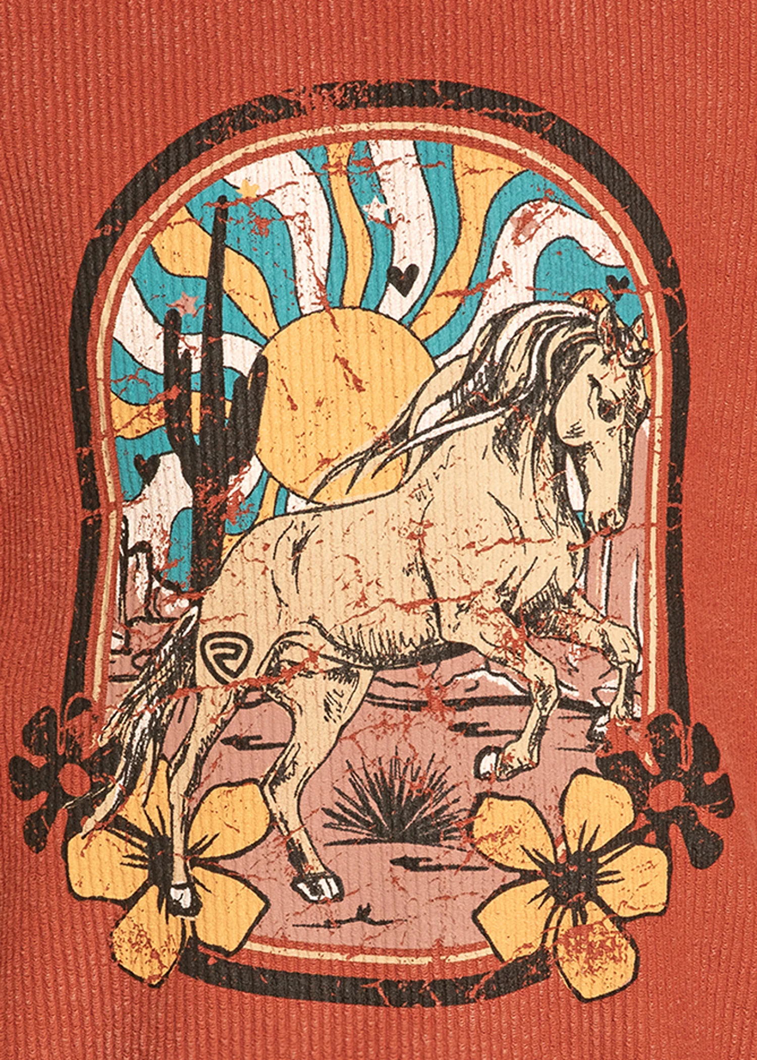 Girls' Distressed Western Graphic Pullover - Image 3