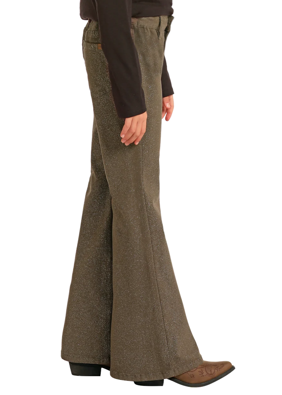 Girls' Glitter Flare Jeans - Image 3