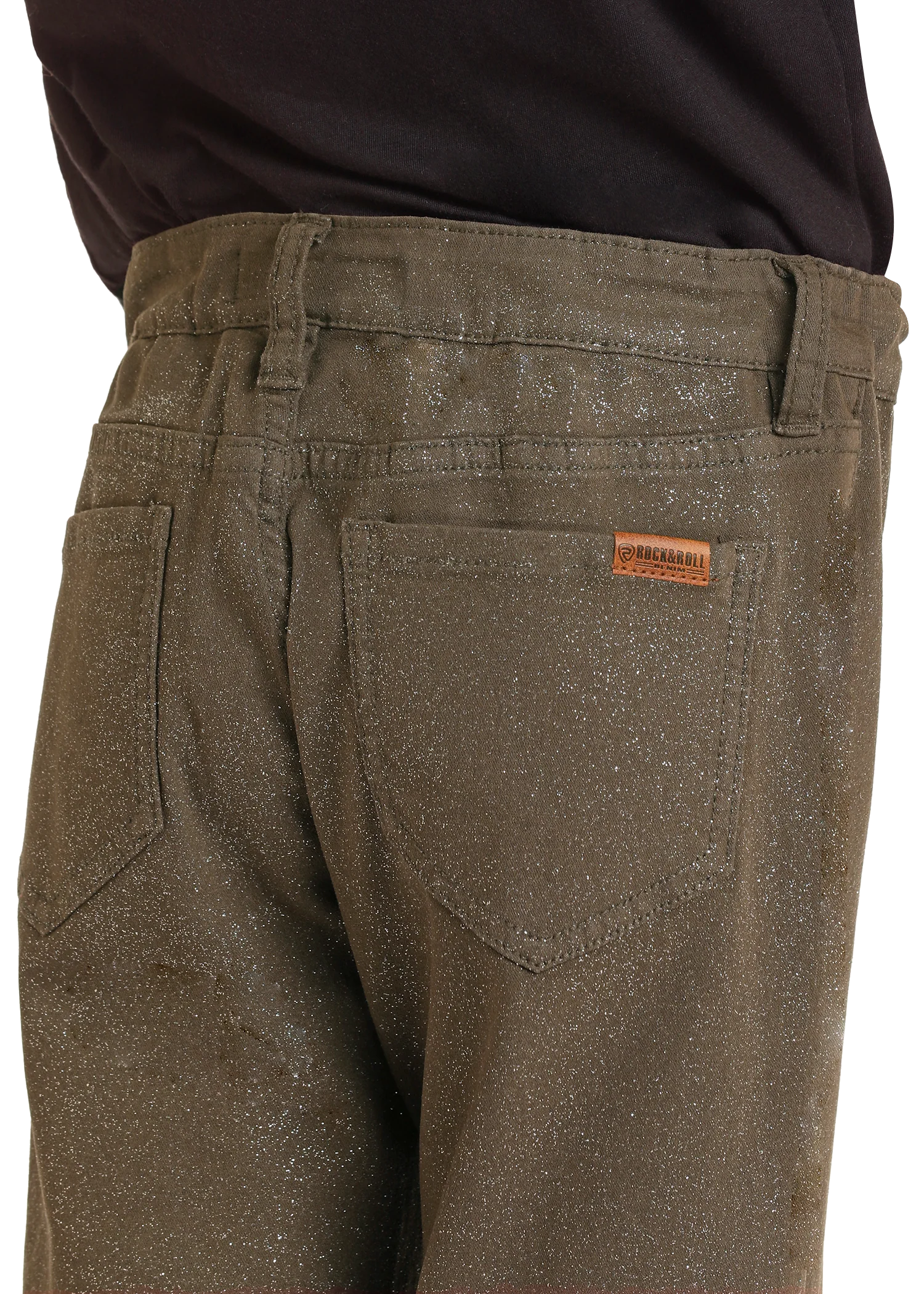 Girls' Glitter Flare Jeans - Image 4