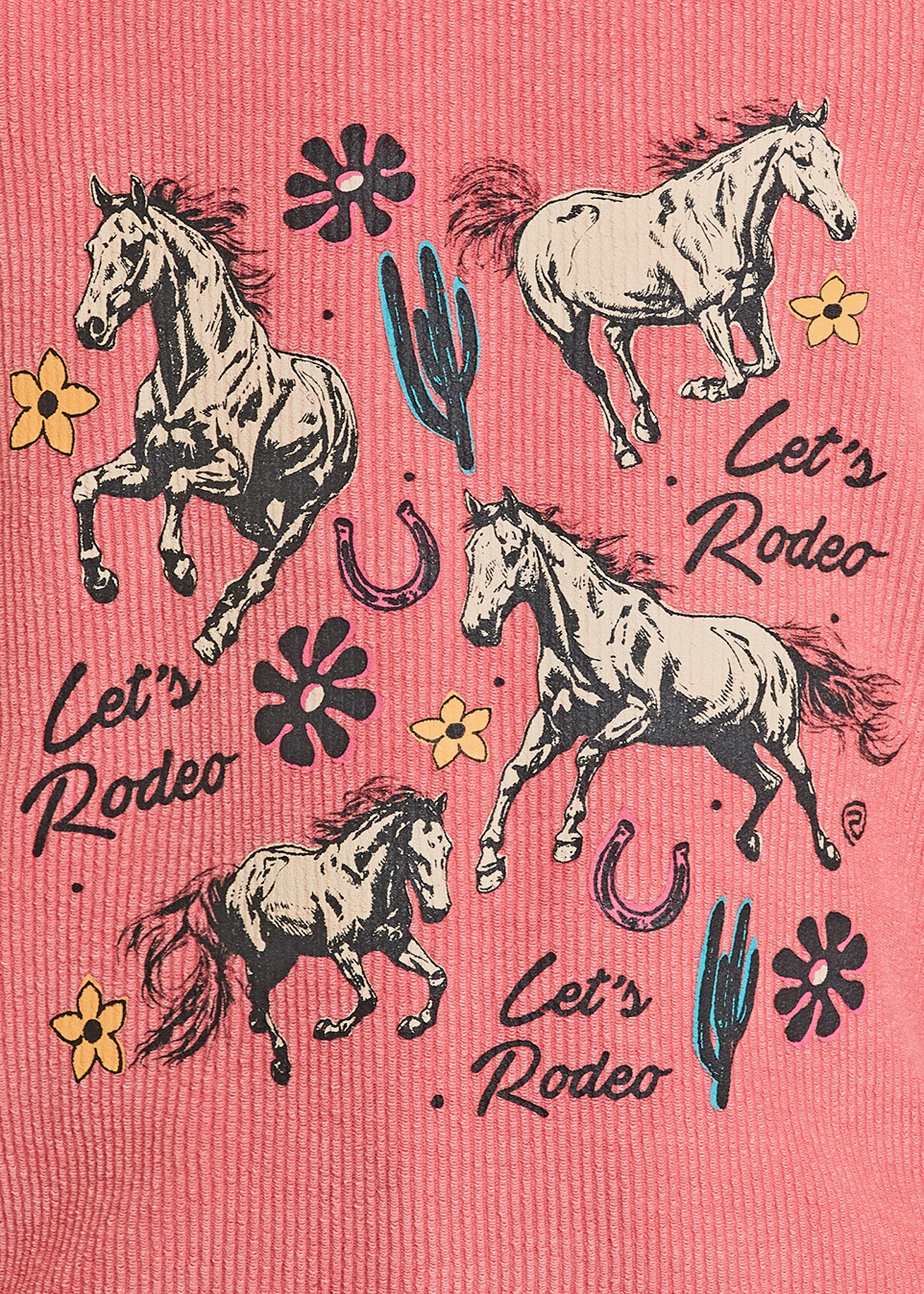 Girls' Let's Rodeo Graphic Pullover - Image 2