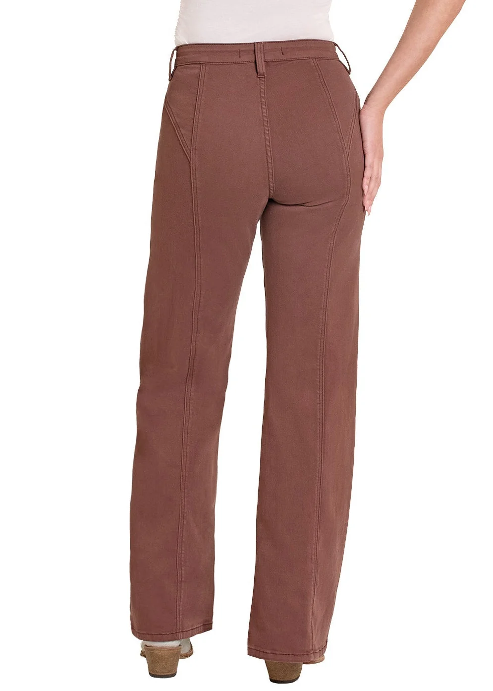 High Rise Bareback Wide Leg Jeans - Image 2