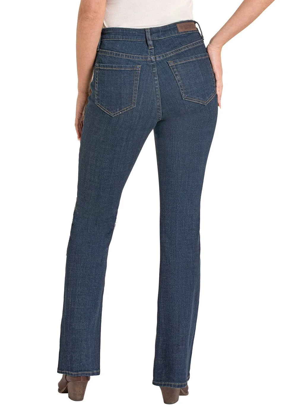 High Rise Horse Bit Clasp Bootcut Jeans - Image 2