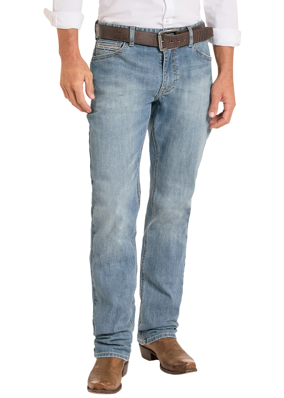 Relaxed Fit Ladder Pocket Stackable Boot Jeans - Image 2