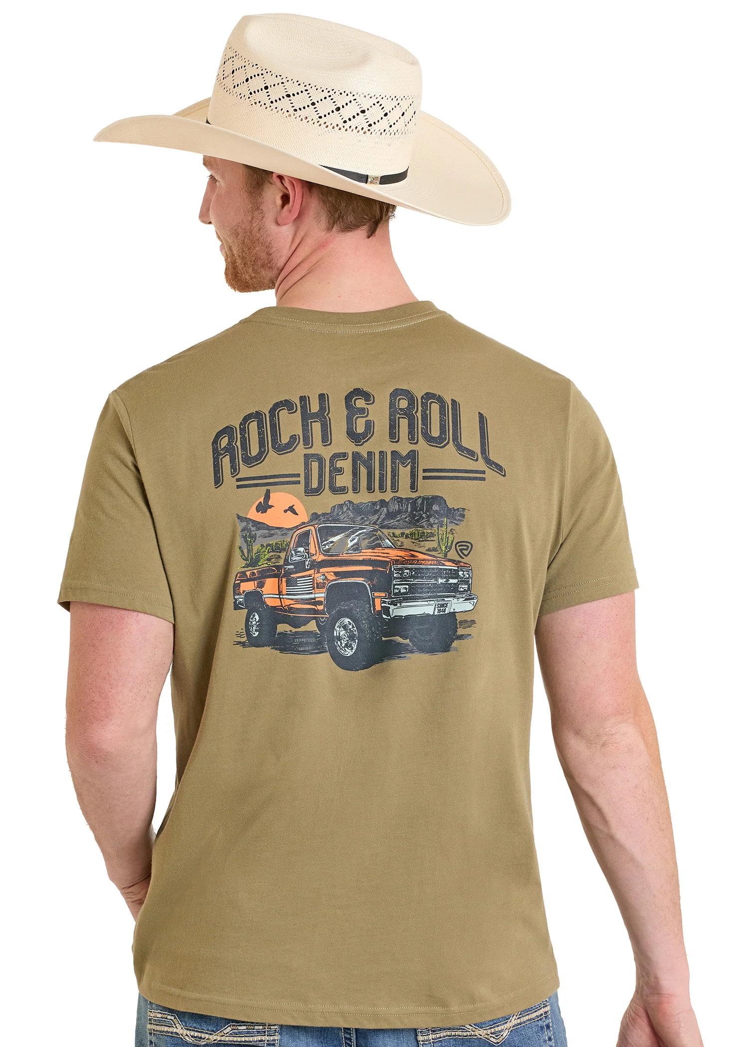 Rock & Roll Denim Pickup Graphic Tee