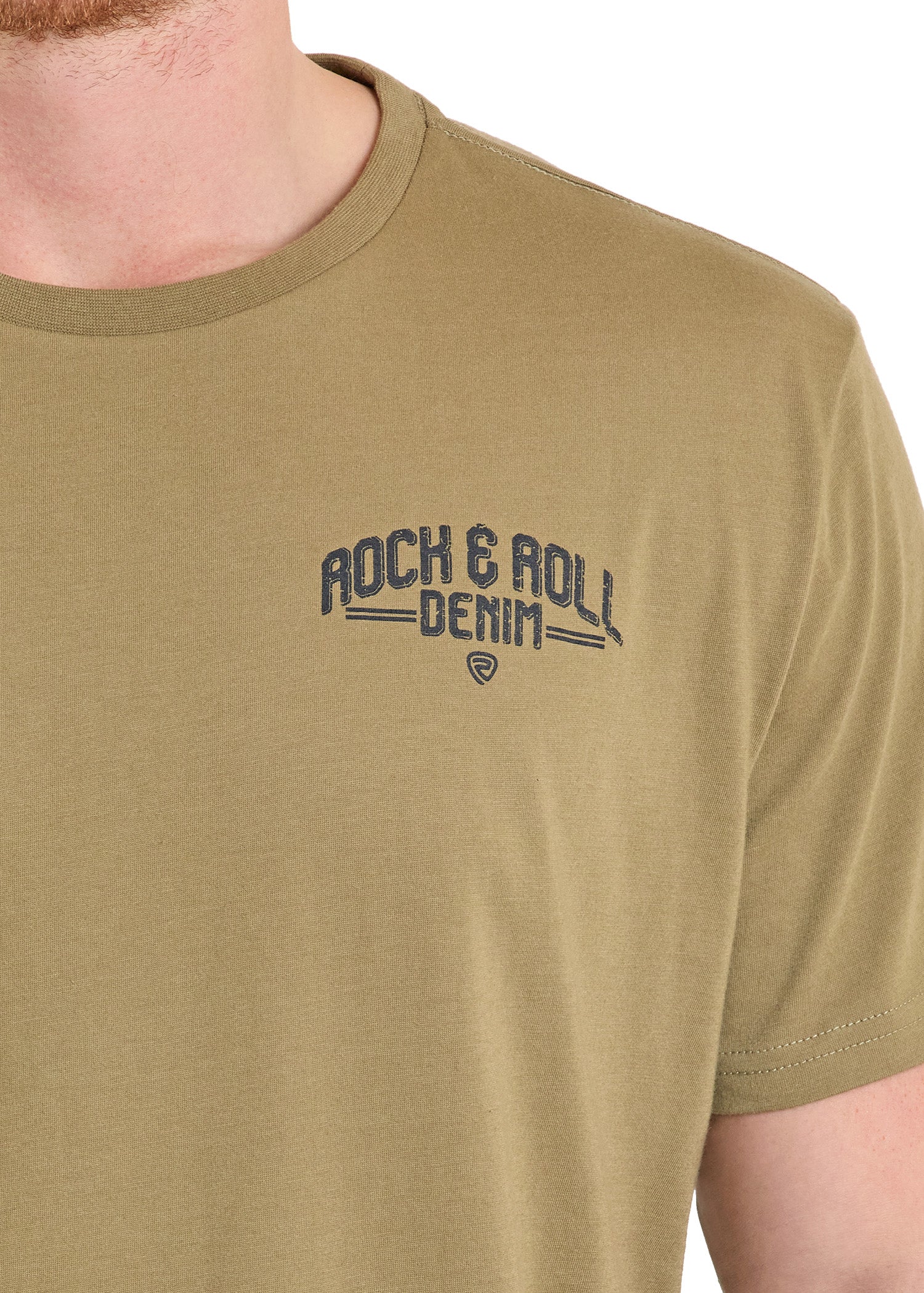 Rock & Roll Denim Pickup Graphic Tee - Image 4