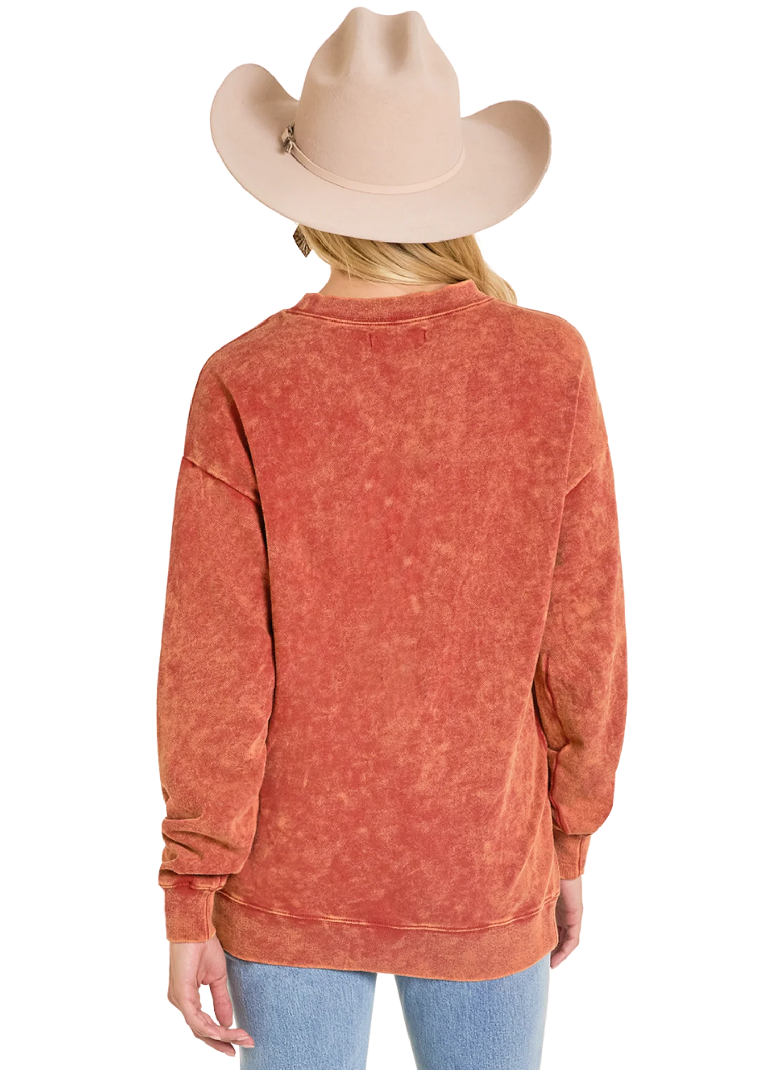 Rodeo City Distressed Graphic Pullover - Image 2