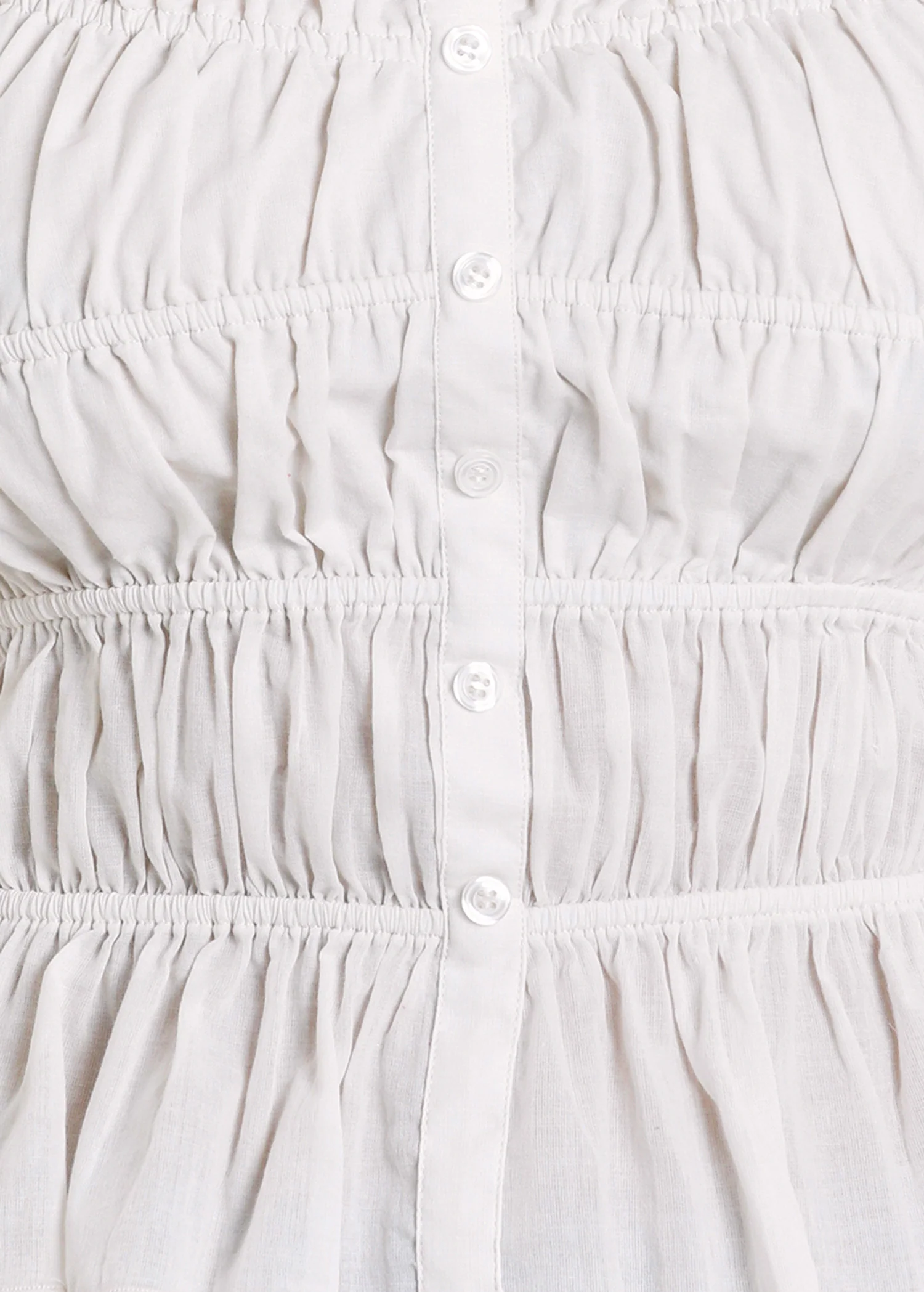 Ruched Peplum Tank Top - Image 3