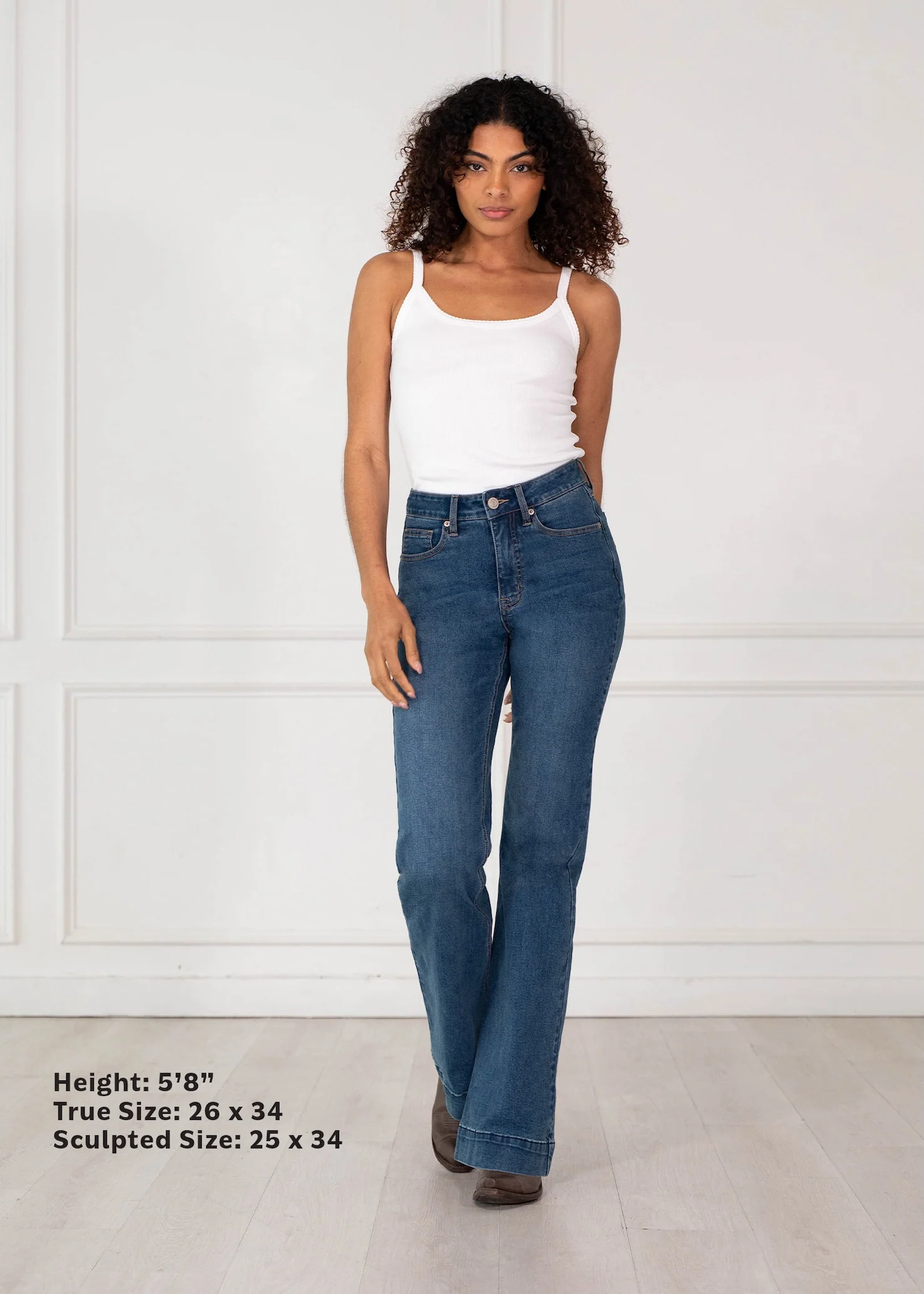 Sculpted Medium High Rise Trouser Jeans - Image 6