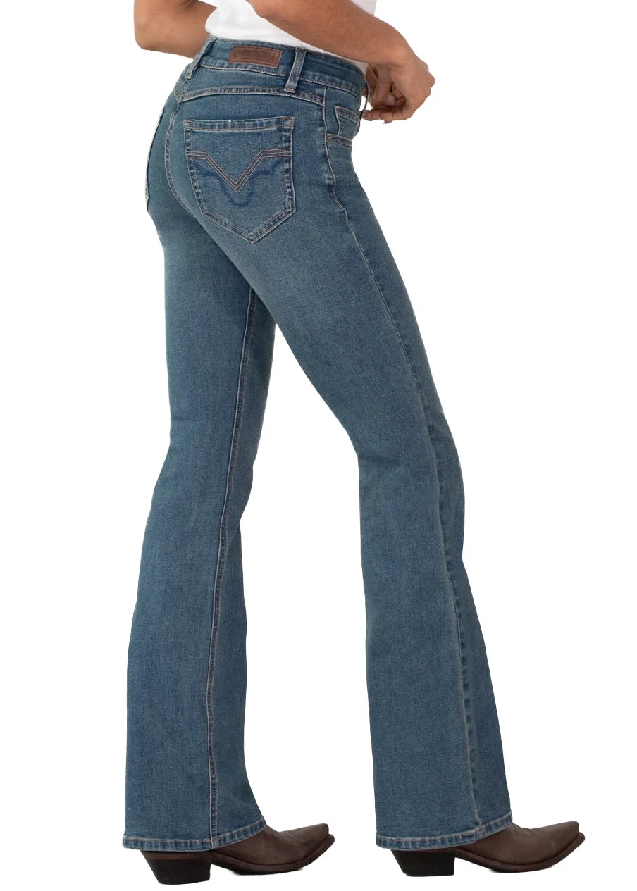 Sculpted Mid Rise Bootcut Jeans - Image 3