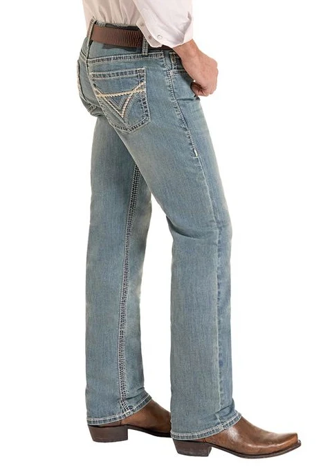 Slim Fit Light Vintage Straight Leg Jeans - Image 3