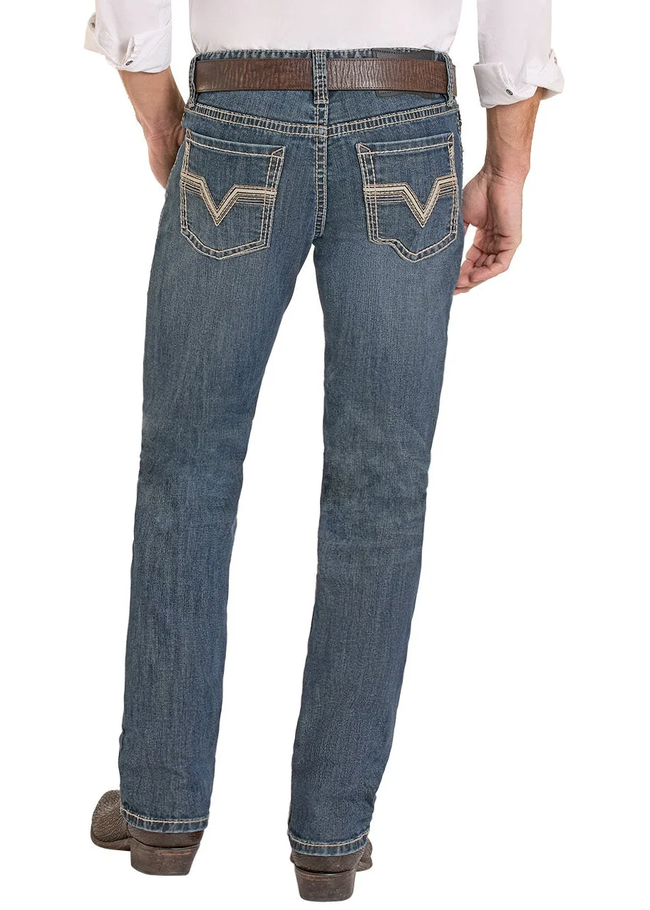 Slim Fit Straight Classic Simple Pocket Straight Leg Jeans