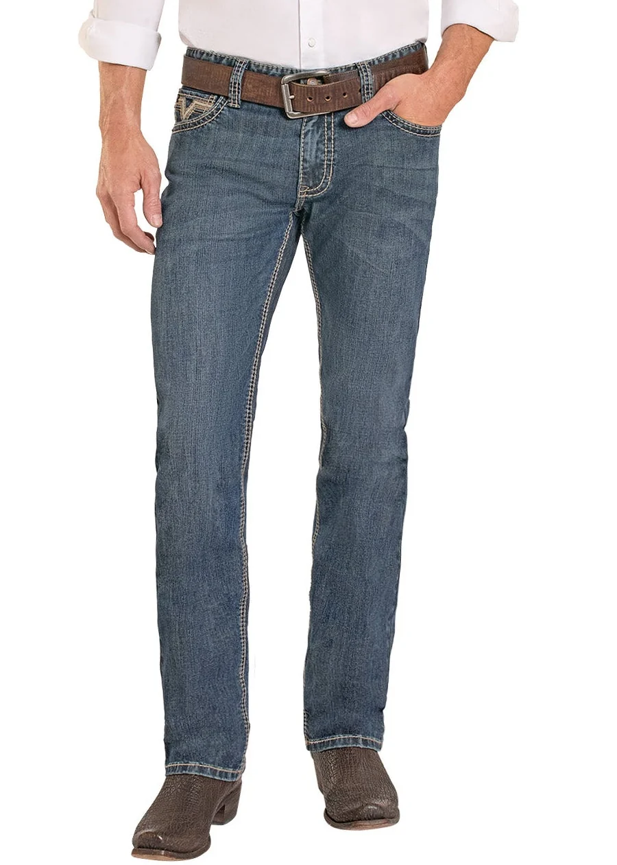 Slim Fit Straight Classic Simple Pocket Straight Leg Jeans - Image 2