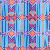TEK Western Blue Aztec Short Sleeve Shirt - Image 3