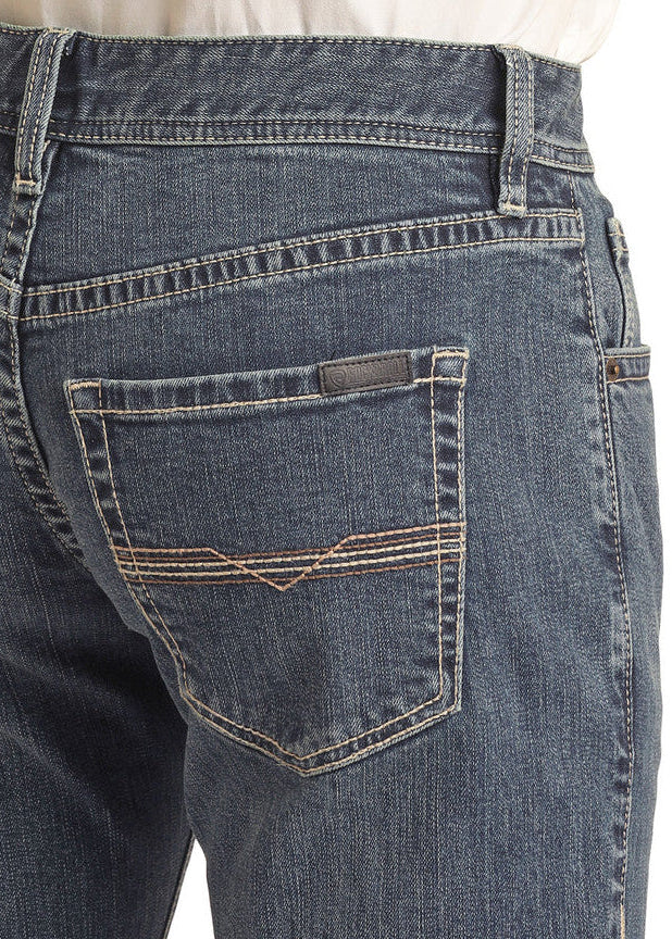 Vintage '46 Slim Fit Ivory Stitch Straight Leg Jeans - Image 5