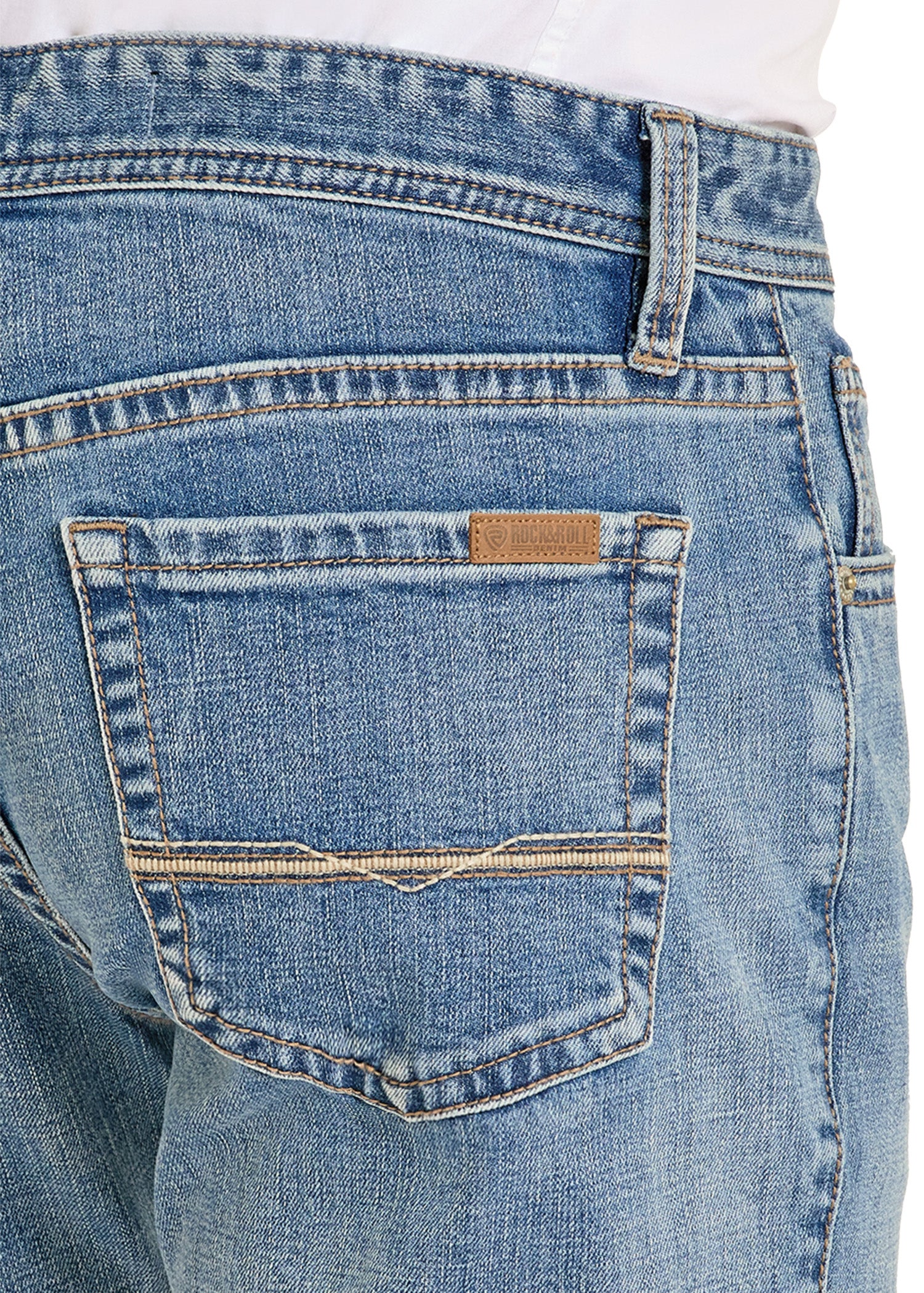 Vintage '46 Slim Fit Simple Pocket Straight Leg Jeans - Image 4