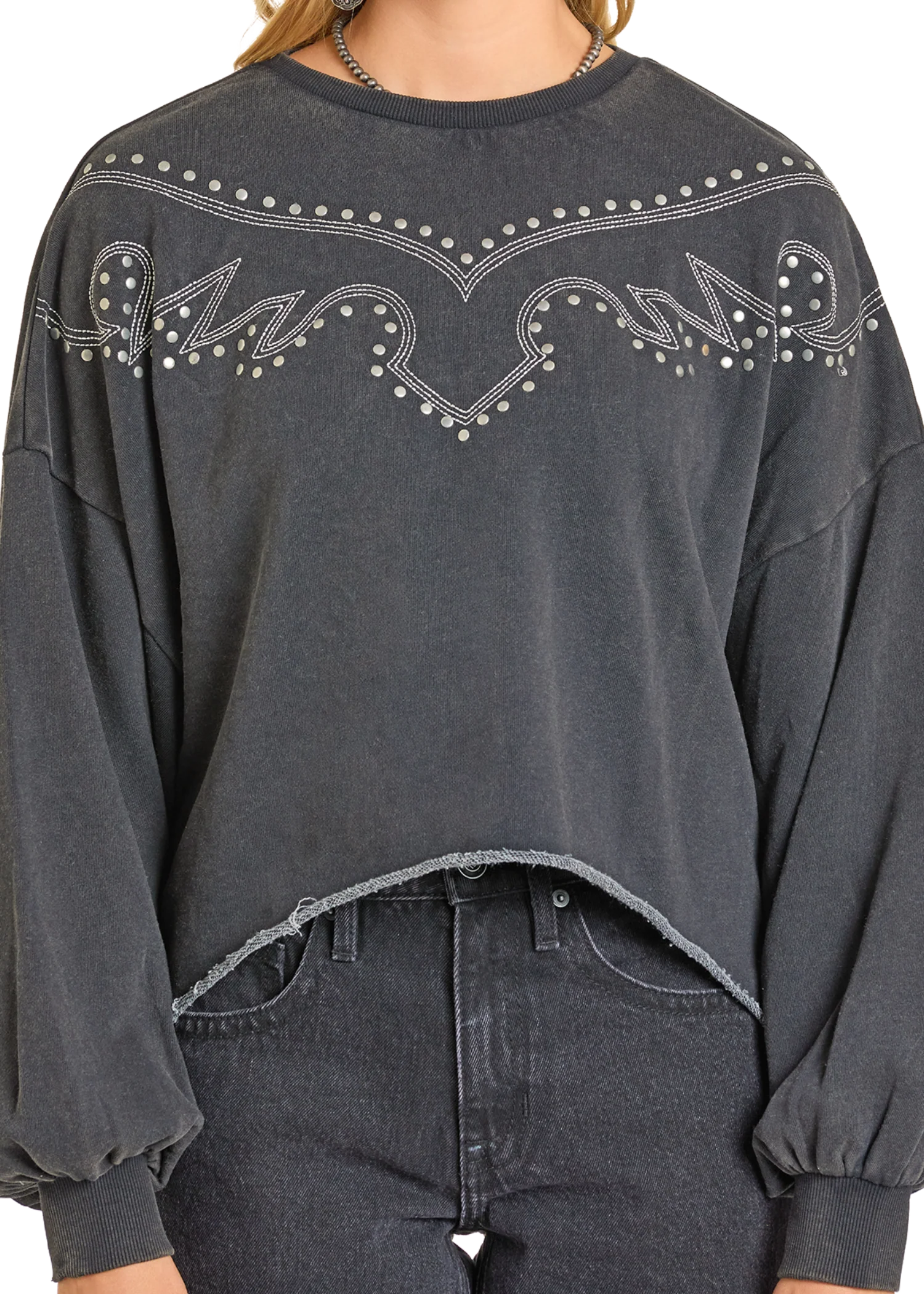 West Desperado Embroidered Sweatshirt - Image 4