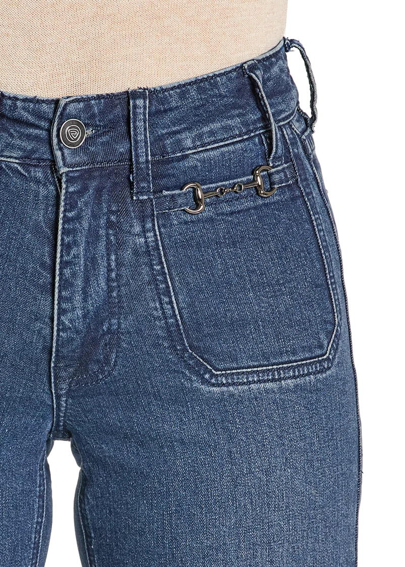 West Desperado High Rise Horse Bit Wide Leg Jeans - Image 4