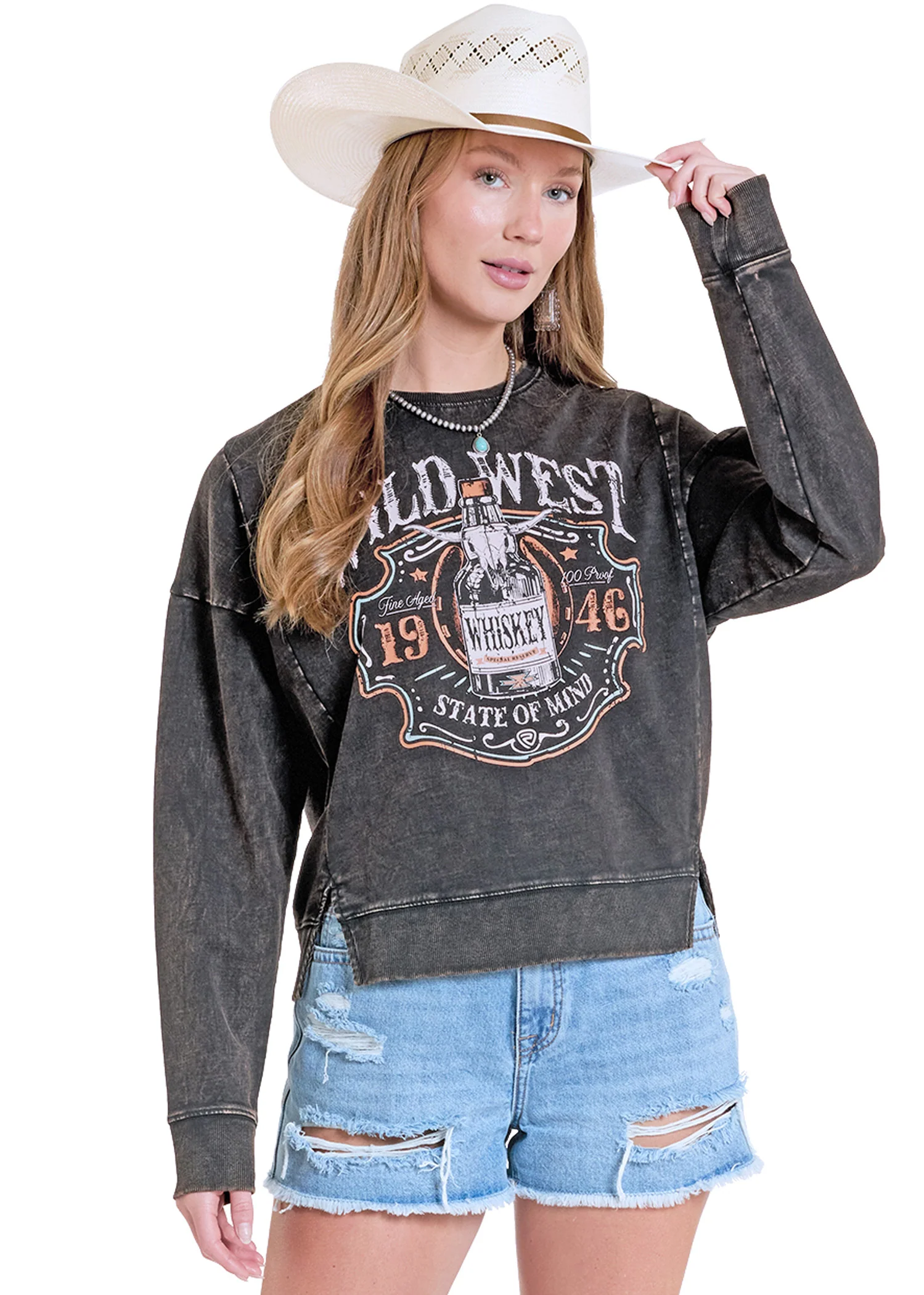 Wild West Graphic Pullover