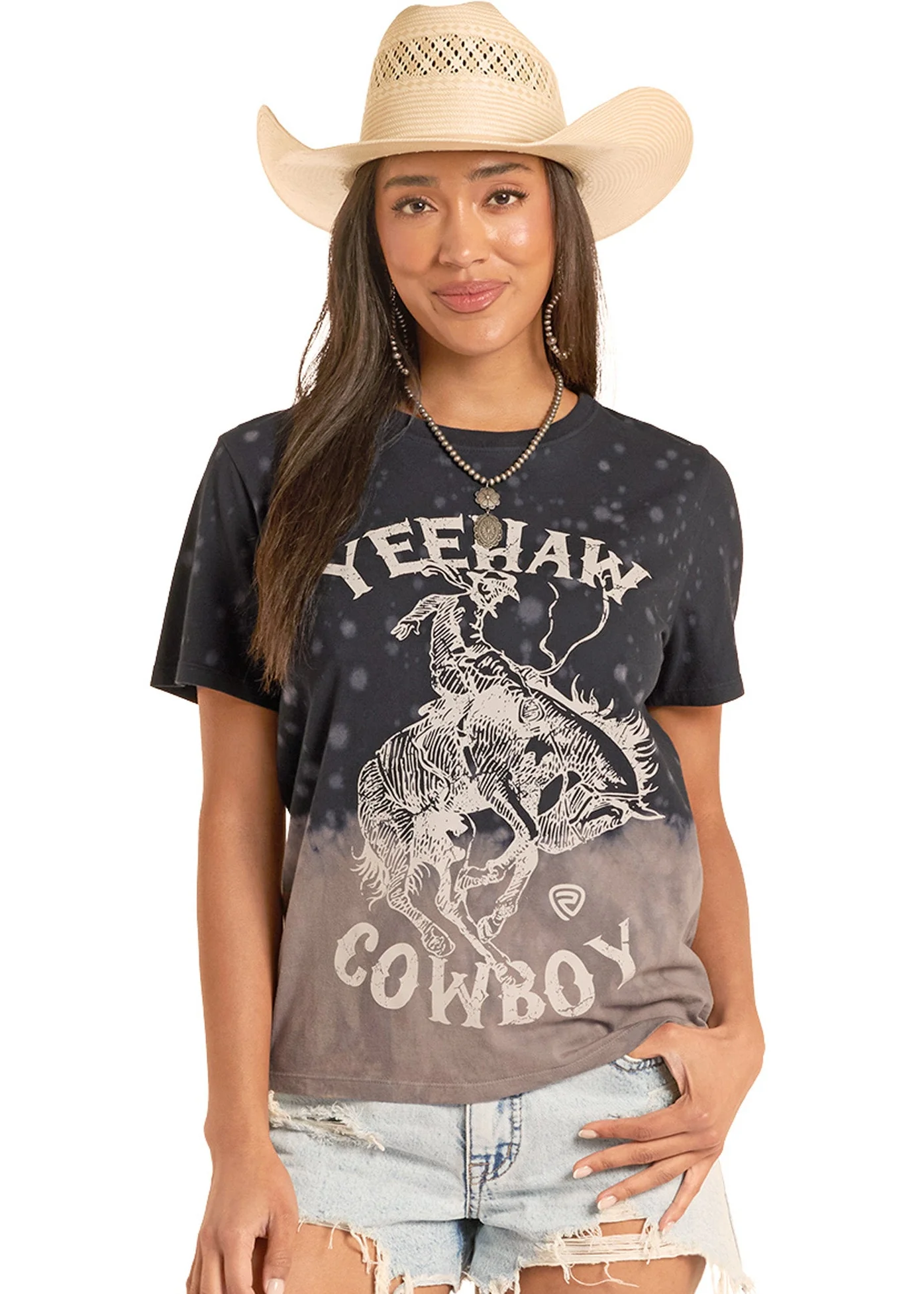 Yee Haw Cowboy Oversized Tee - Image 2